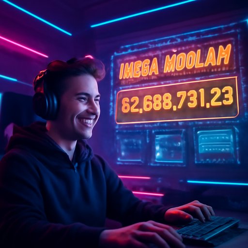 okww Mega Moolah জ্যাকপট কাউন্টার স্ক্রিন